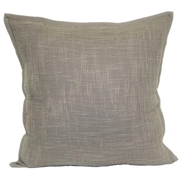 Handmade V Taupe Decorative Pillow 12 X 20 Geometric 